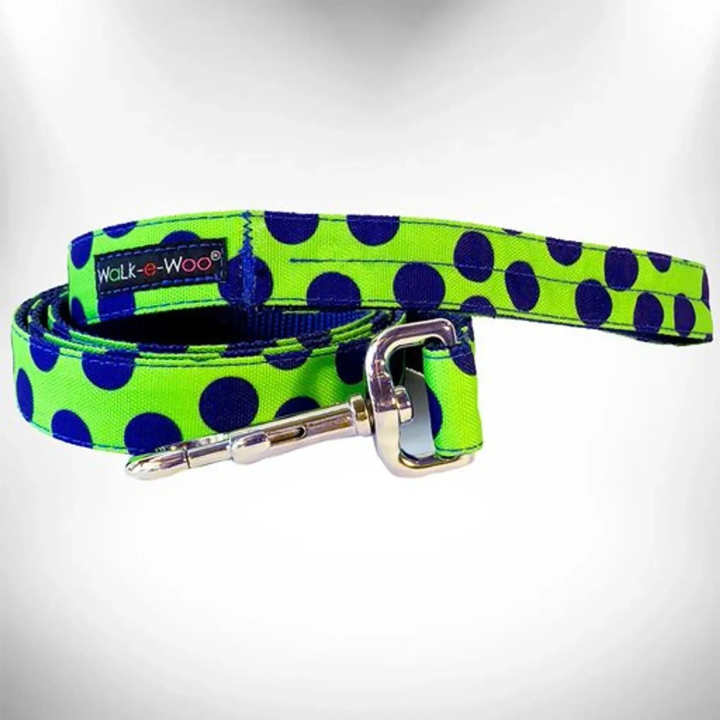 NEON Polka Dot Dog Lead
