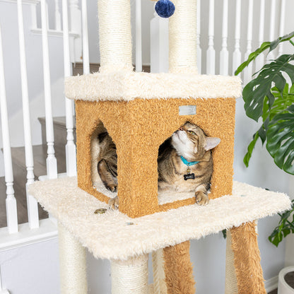 Multi-Level Cat Tower - Beige
