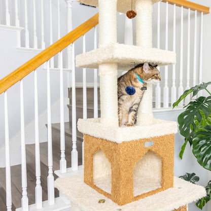 Multi-Level Cat Tower - Beige