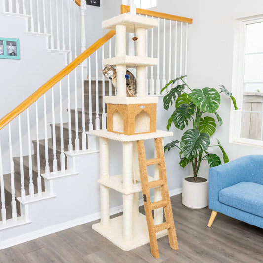 Multi-Level Cat Tower - Beige