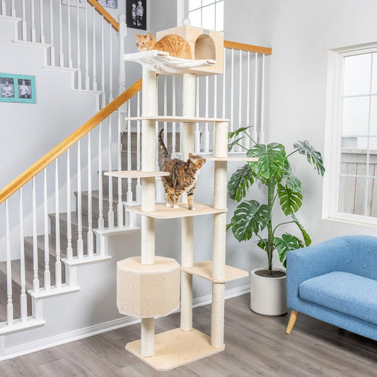 Multi-Level Cat Tower - Scots Pine