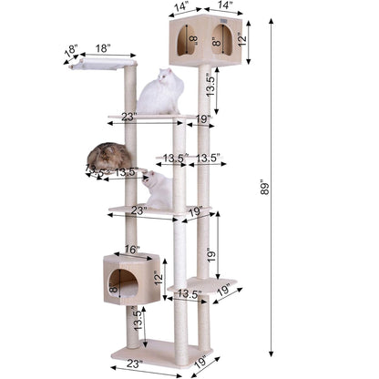 Multi-Level Cat Tower - Scots Pine