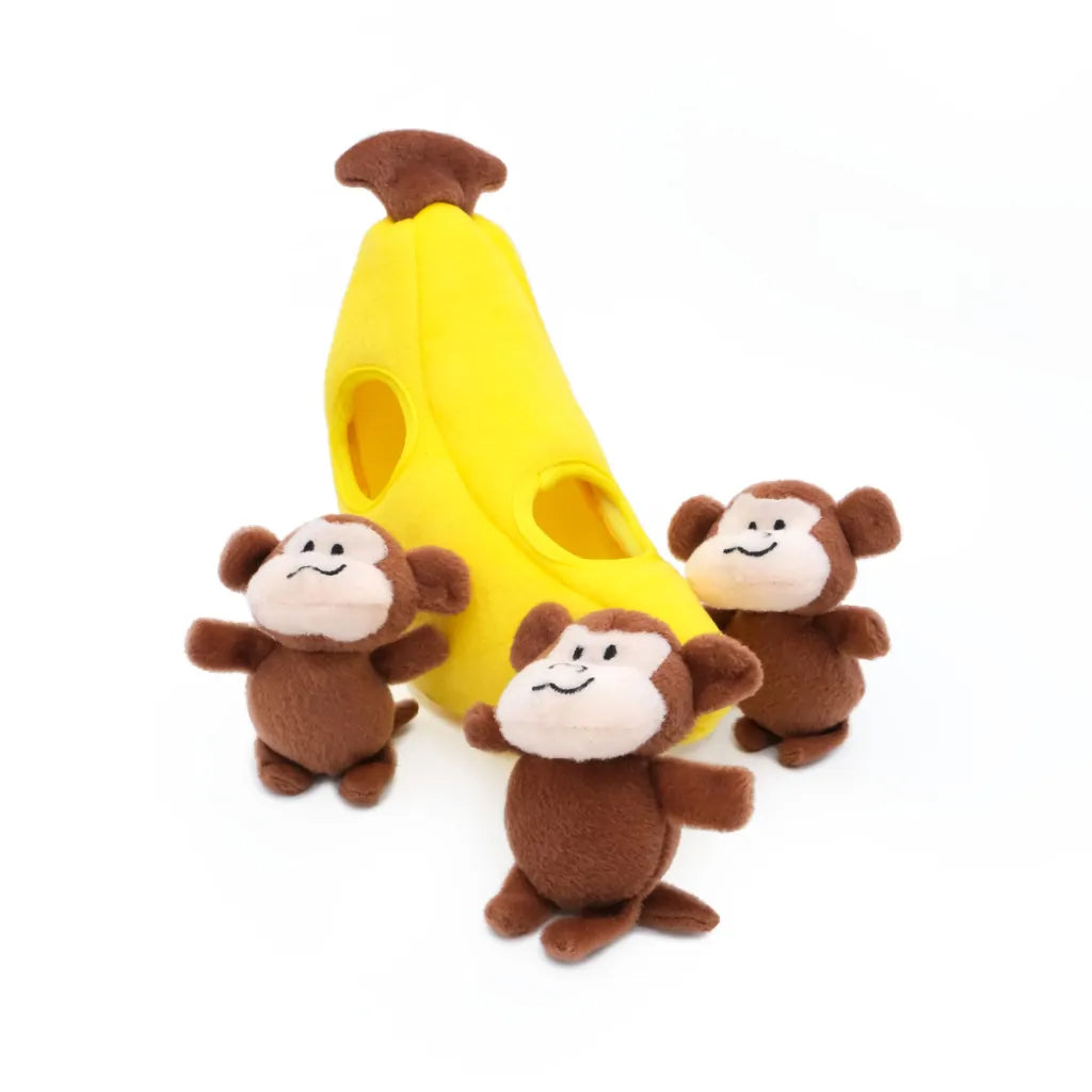 Burrow® Monkey 'n Banana Plush