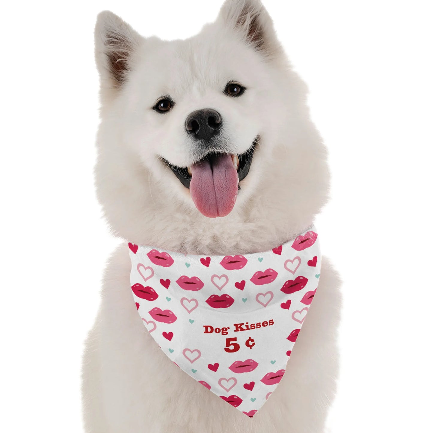 Dog Kisses 5 Cents Bandana