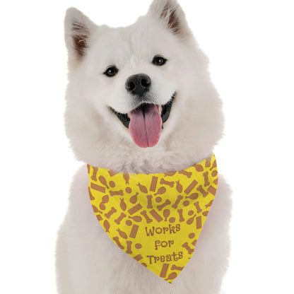 Works for Treats Bandana