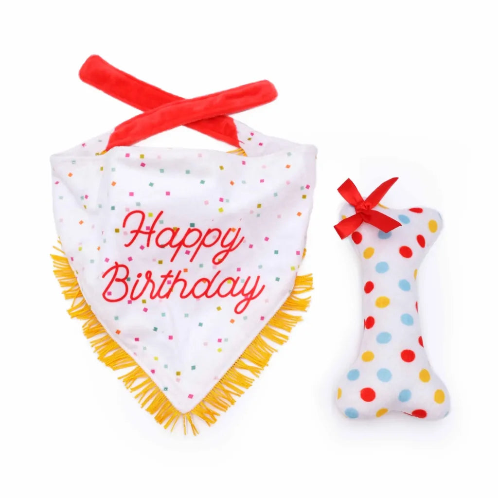 Birthday Bandana and Bone
