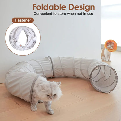 Indoor Cat Tunnel Bed