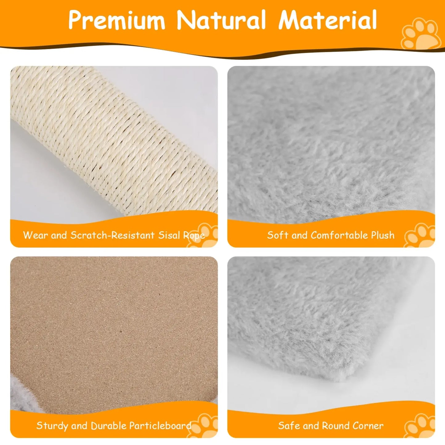 Set of 6 Cat Wall Shelves