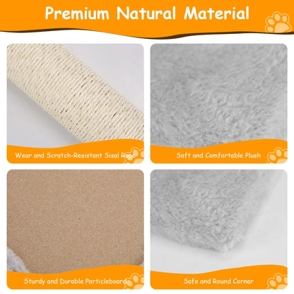 Set of 6 Cat Wall Shelves