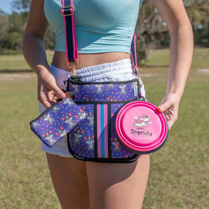 "Chi-Wowza" Chihuahua Dog Walking Bag Set