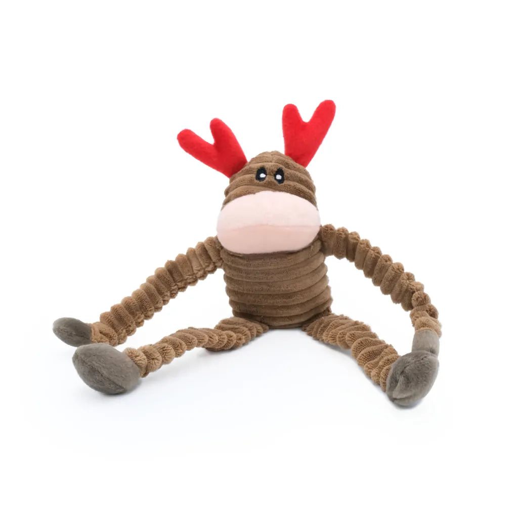 Holiday Crinkle Reindeer Plush