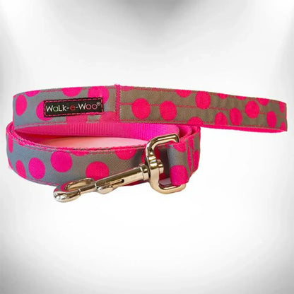 NEON Polka Dot Dog Lead