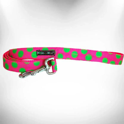 NEON Polka Dot Dog Lead