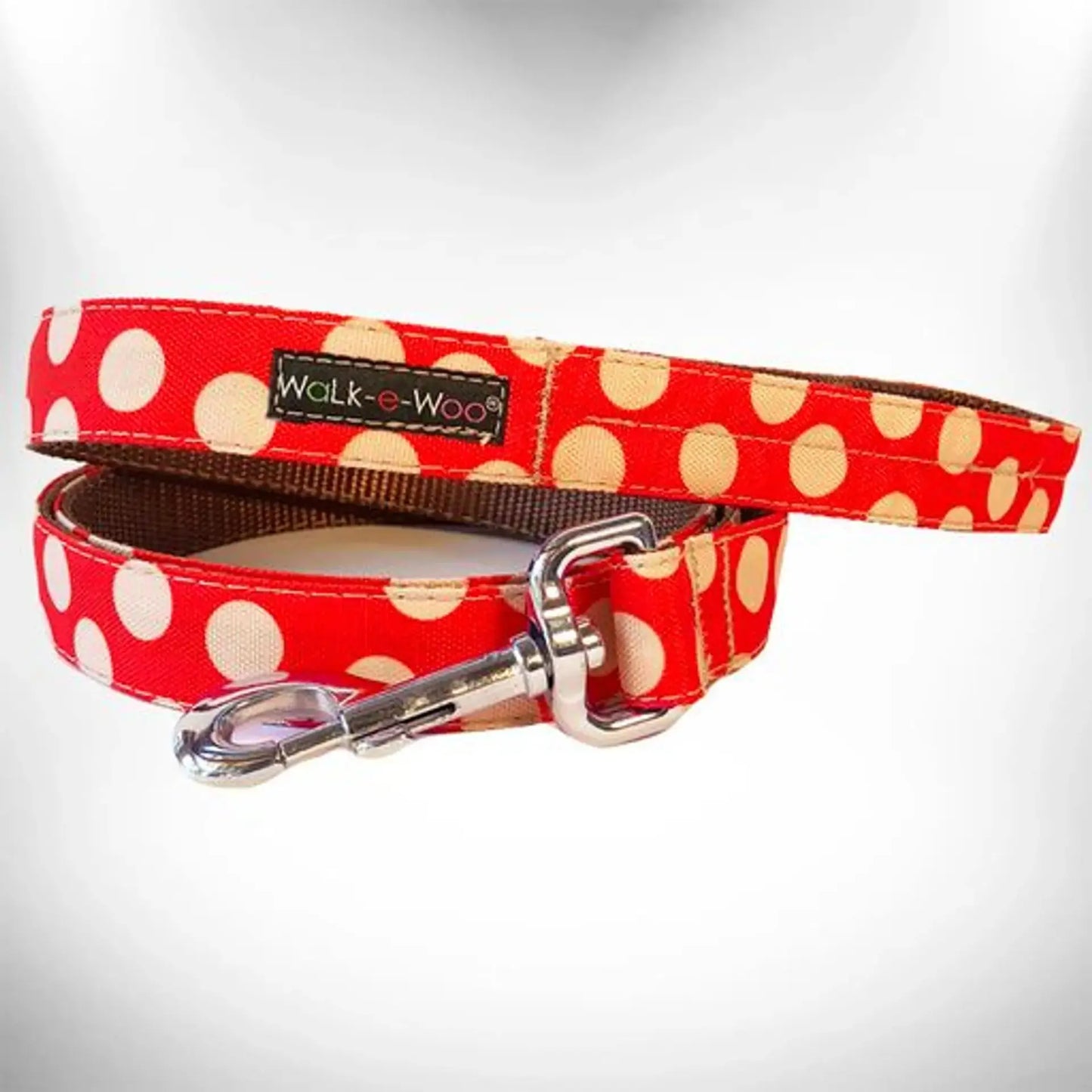 Tan Dots Polka Dot Dog Lead