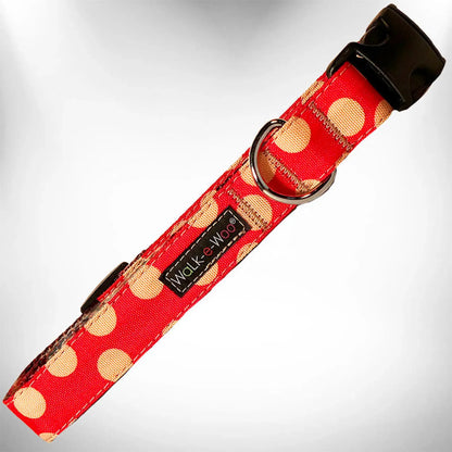 Tan Dots Polka Dot Dog Collars
