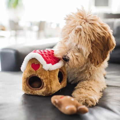 Holiday Burrow® Gingerbread House Plush