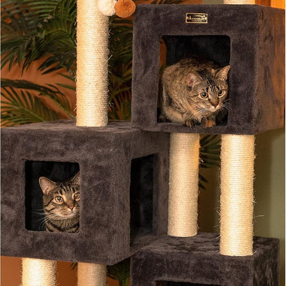 Multi-Level Cat Tower - Griant Real Wood