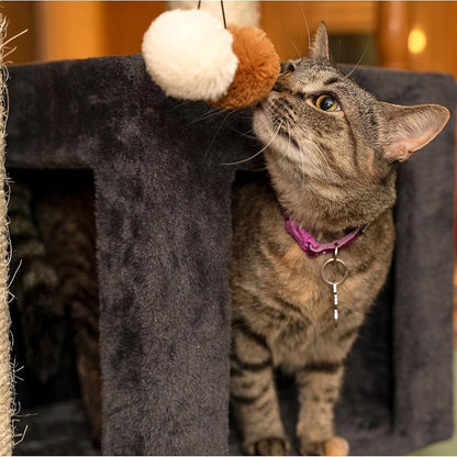 Multi-Level Cat Tower - Griant Real Wood