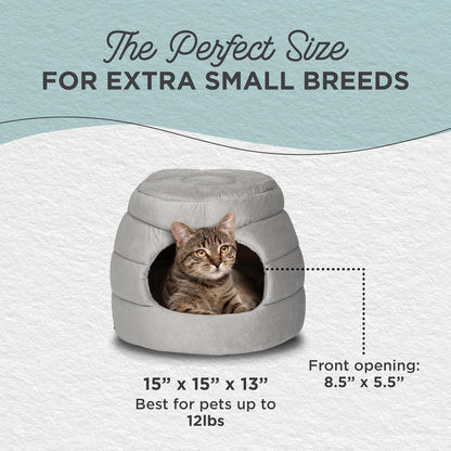 Cat & Dog Pet Hut Cuddler Bed