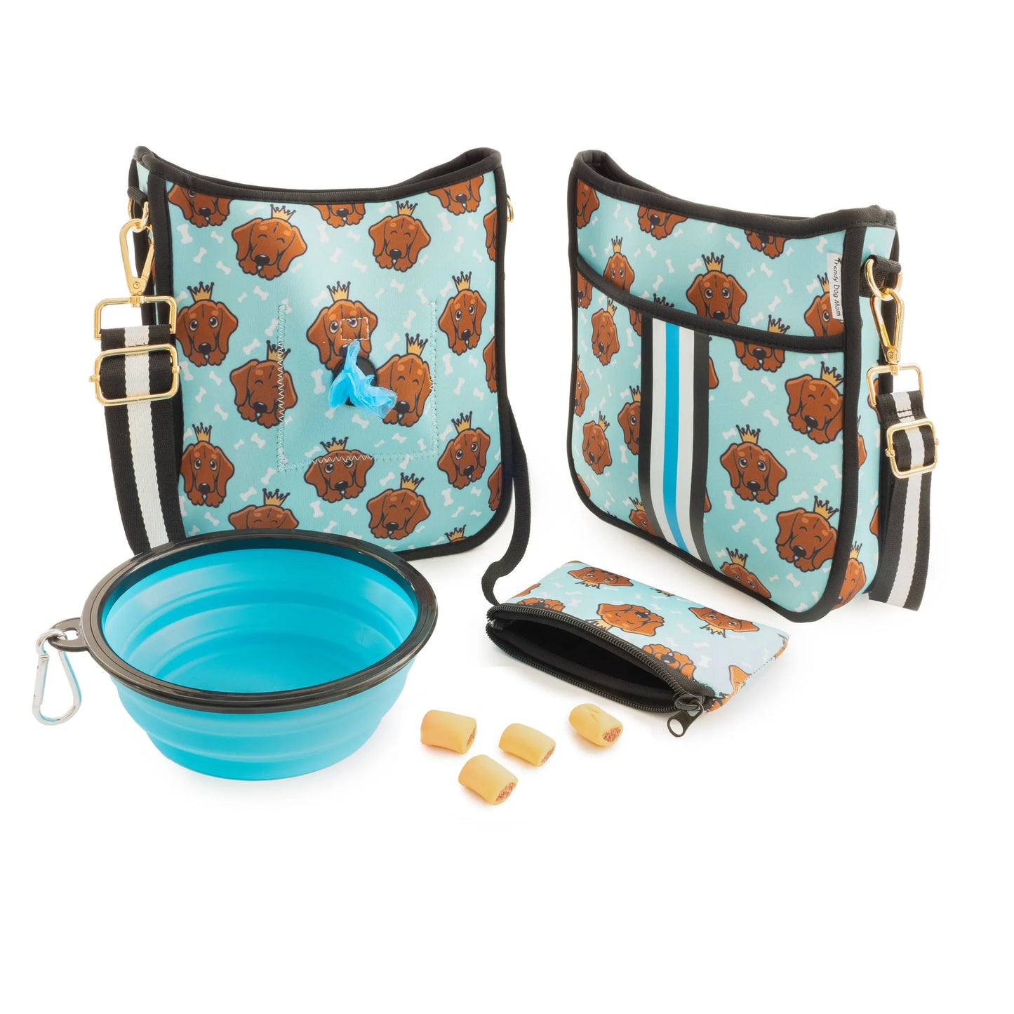 "King Doxie" Dog Walking Bag