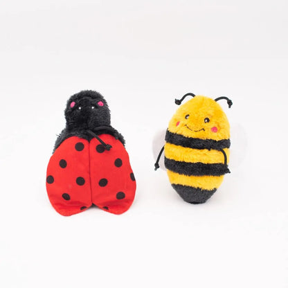 Ladybug and Bee 2pk Cat Plush