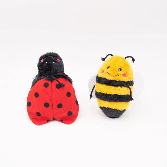 Ladybug and Bee 2pk Cat Plush