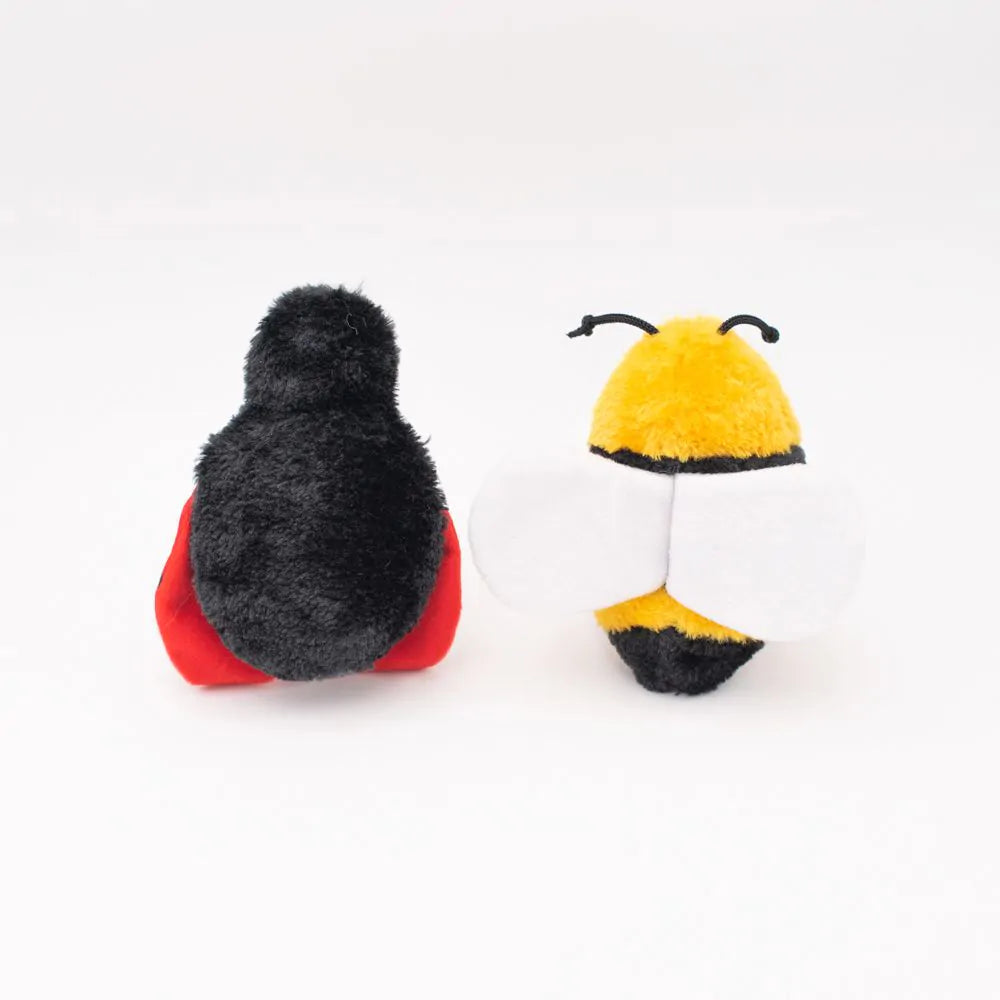 Ladybug and Bee 2pk Cat Plush