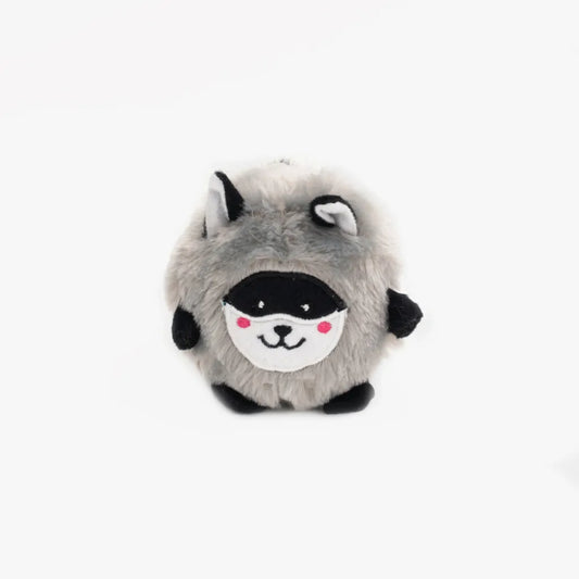 Bushy Throw - Raccoon Plush