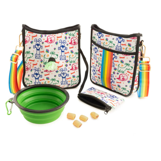 "Rainbow" Dog Walking Bag