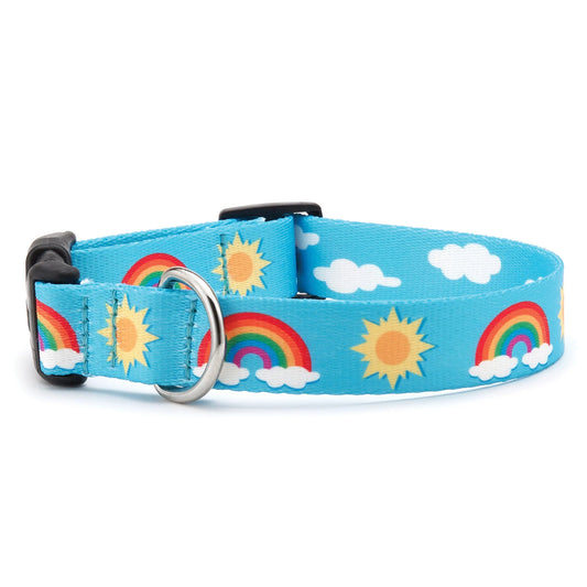 Rainbows and Sunshine Dog Collar