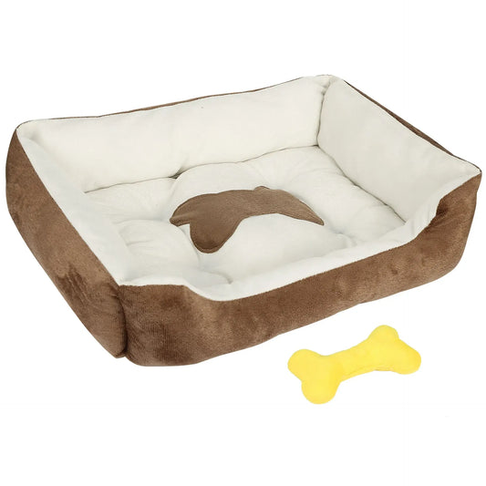 Rectangle Soft Warm Fleece Bed