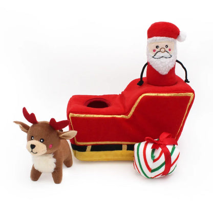 Holiday Burrow® Santa's Sleigh Plush