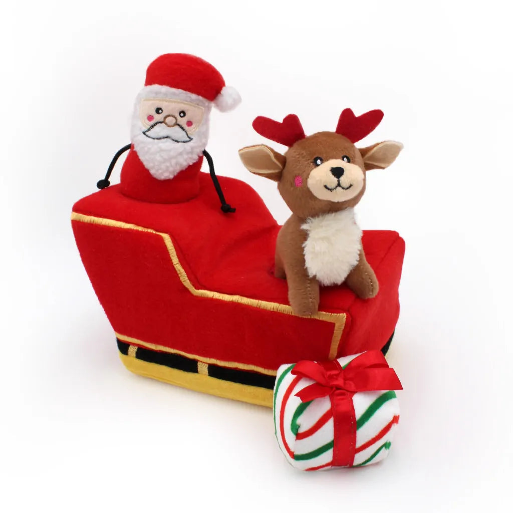 Holiday Burrow® Santa's Sleigh Plush
