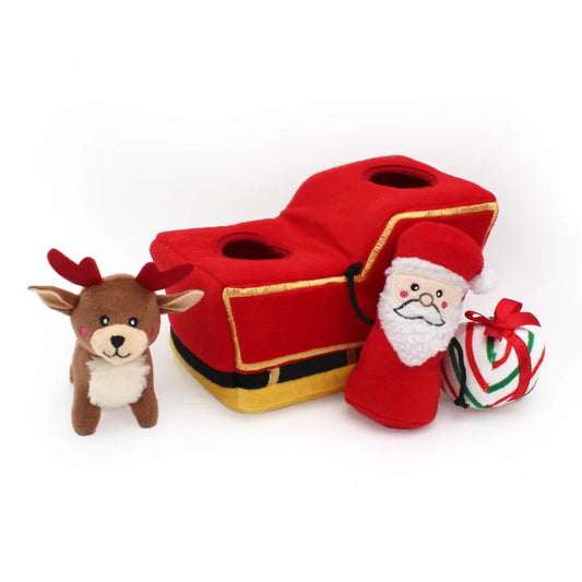 Holiday Burrow® Santa's Sleigh Plush