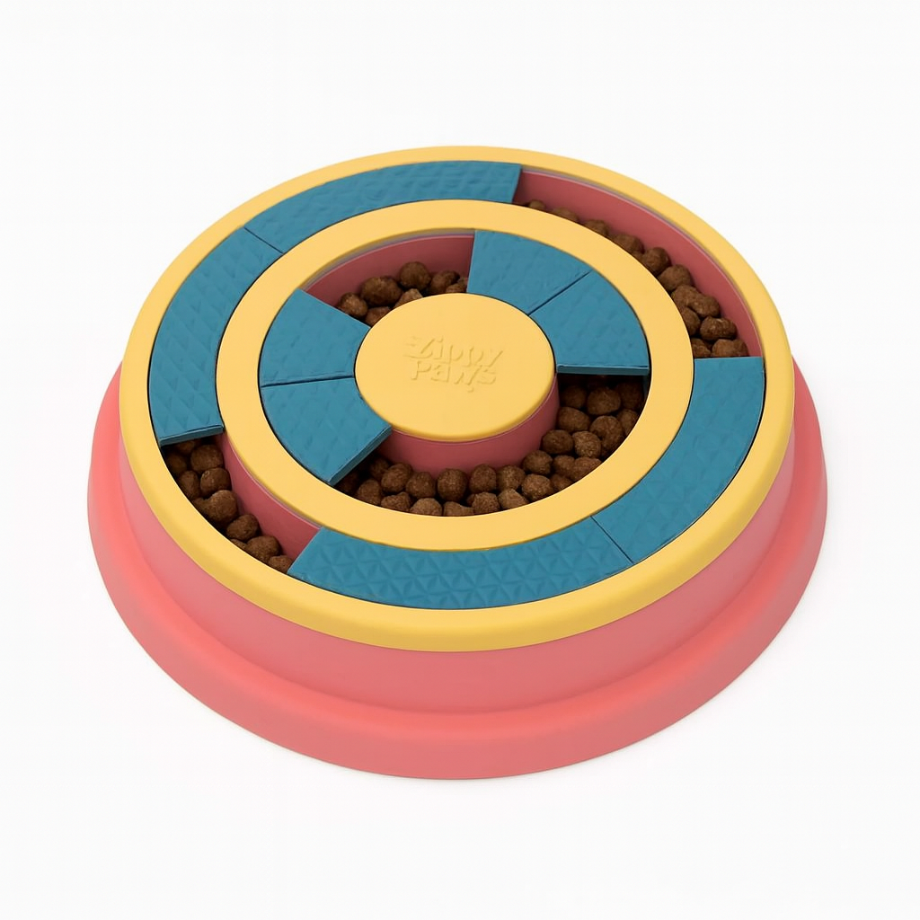 Puzzler Feeder Bowl - Wagging Wheel
